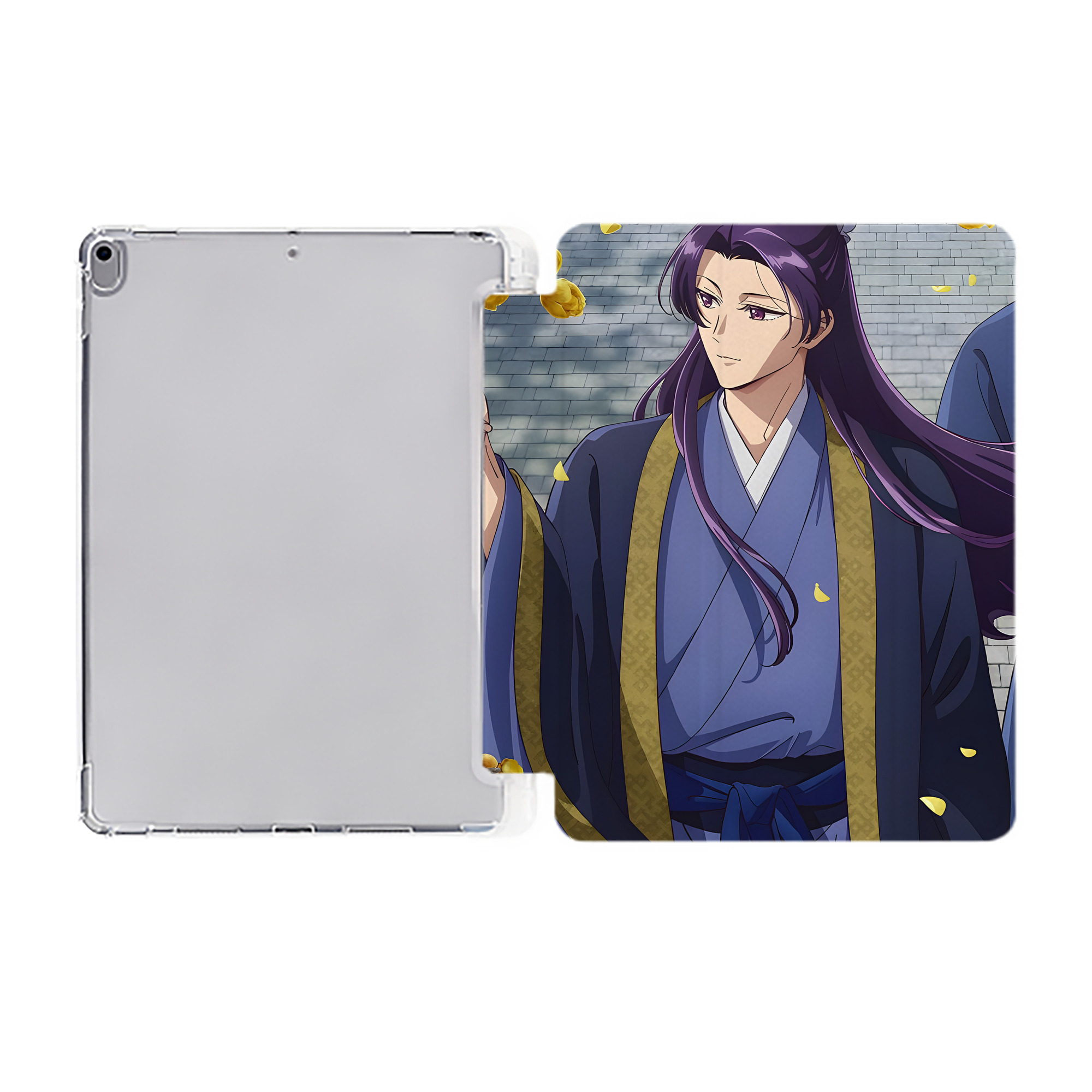 （画像用） 薬屋のひとりごと The Apothecary Diaries IPad ケース ペン収納付き 三つ折りスタンド PUレザー×シリコン 対応機種9.5/10.5/10.9インチ